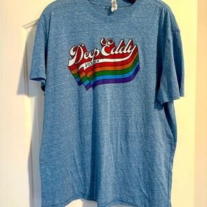 DEEP EDDY VODKA T SHIRT Rainbow Gay Pride